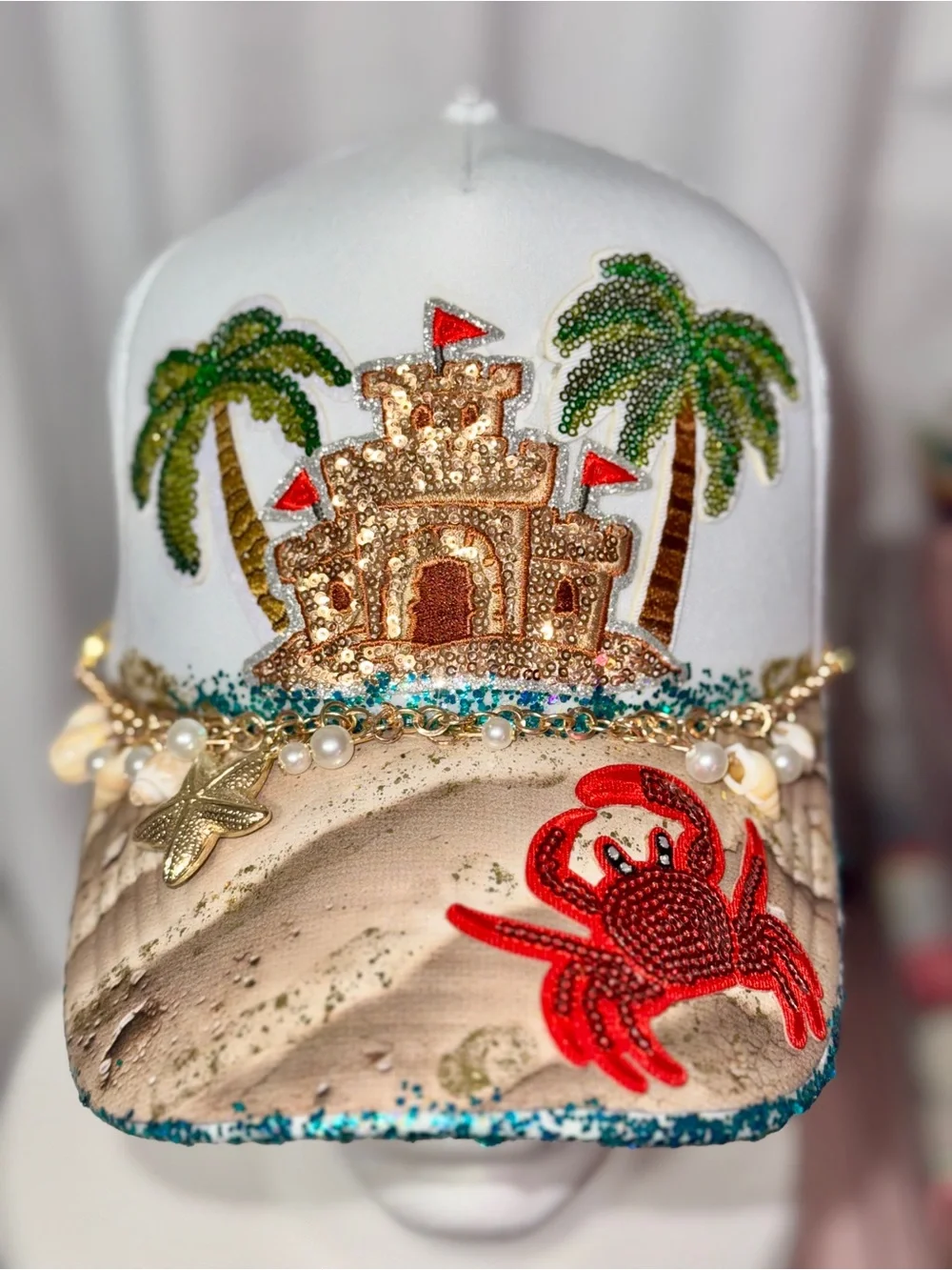 OTTO CUSTOM TRUCKER HAT LIVE AT THE BEACH!